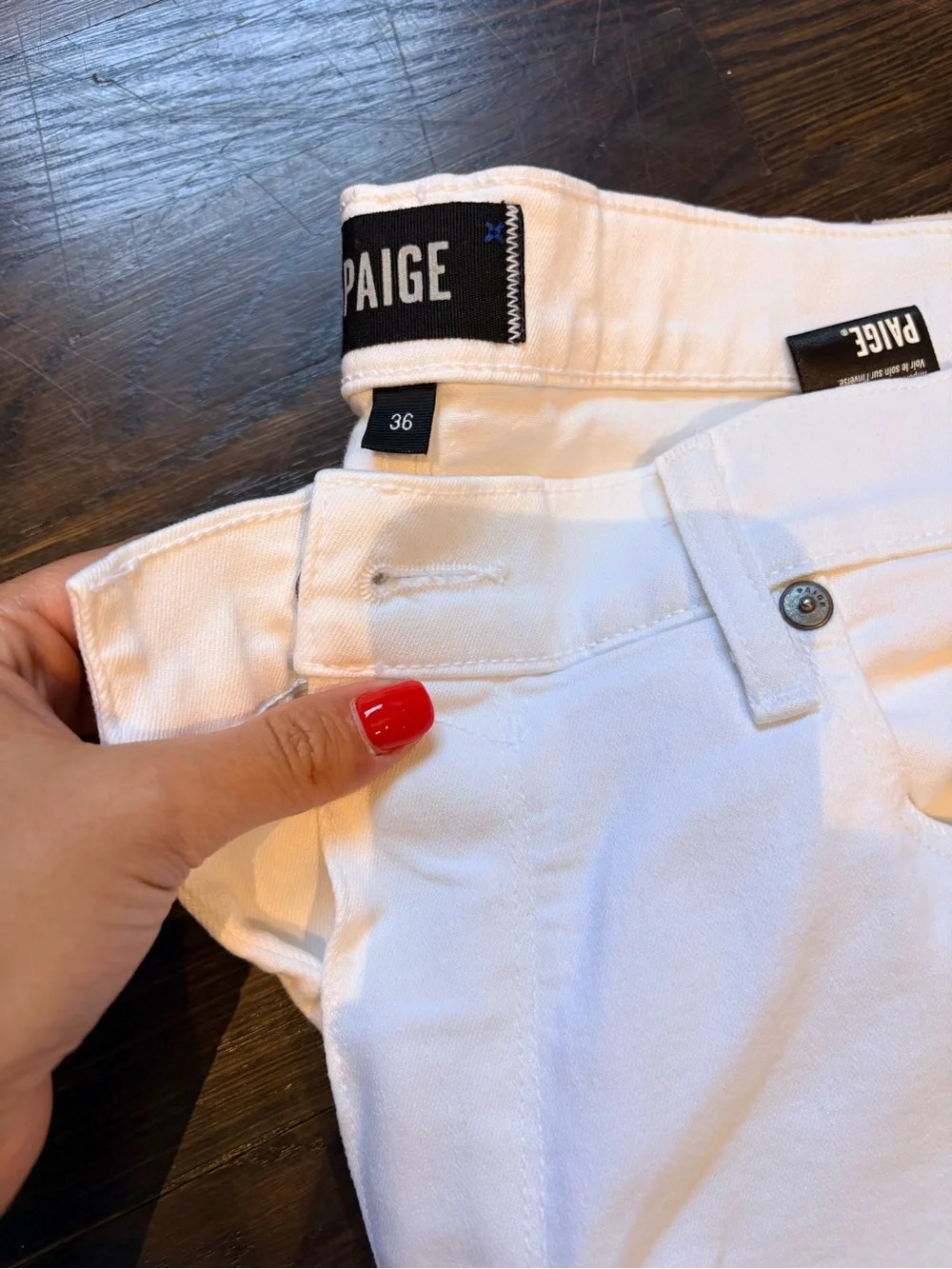 PAIGE “Lennox” Slim Jeans - Men’s size 36 - “Icecap” color